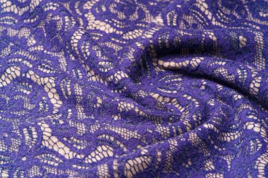 Arka plan dokusu. Şablon. Dantel kaplı sıcak yün kumaş