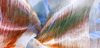 doku, arka plan. Metalik ipek kumaş. Ele eklemek için ideal