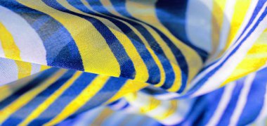 Arka plan dokusu. çok renkli çizgili ipek kumaş. Meksika co