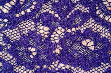 Arka plan dokusu. Şablon. Dantel kaplı sıcak yün kumaş