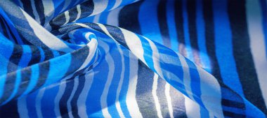 Arka plan dokusu. çok renkli çizgili ipek kumaş. Meksika co