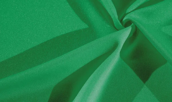 Текстура, фон, шовкова тканина, зелена жіноча шаль Зручно — стокове фото