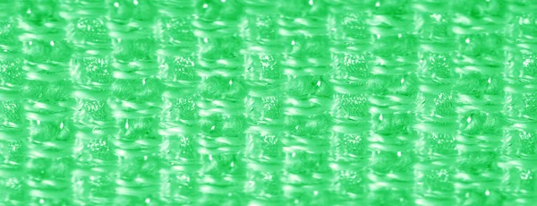 Фоновая текстура Зеленая ткань с металлическими блестками Th — стоковое фото