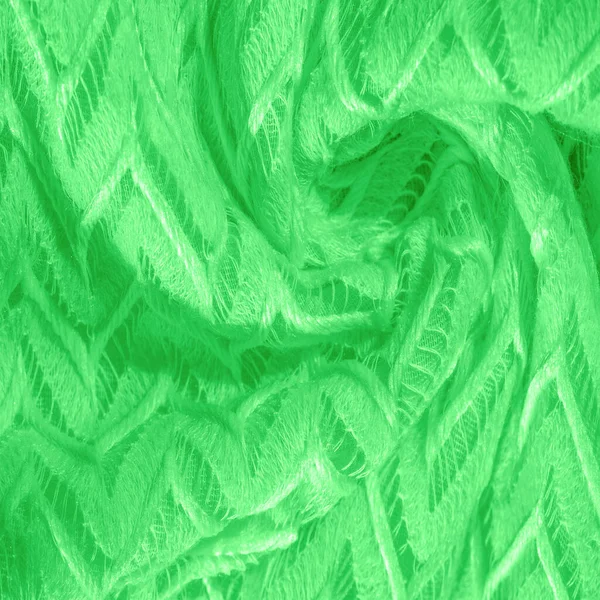 Textura, fundo, padrão, tecido de seda, verde, em camadas de renda t — Fotografia de Stock