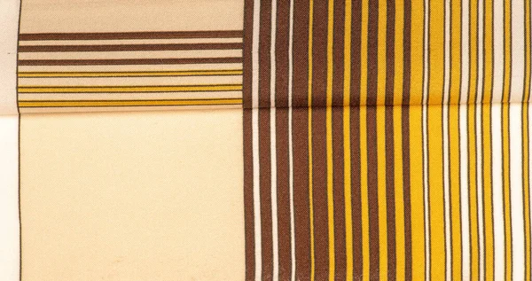 Textura, fundo, padrão, tecido de seda de cor marrom, geomet — Fotografia de Stock
