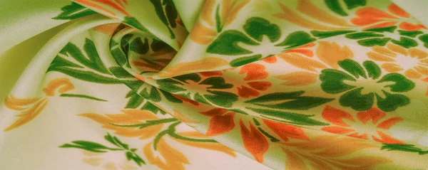 texture, background, pattern, delicate  silk with floral print E