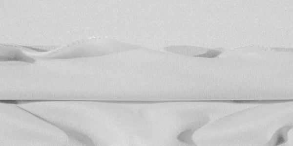 Textura, fundo, tecido de seda, xale feminino branco; Design-fri — Fotografia de Stock
