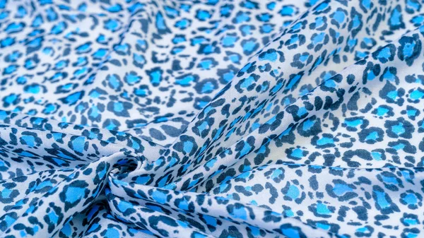 Textuur, achtergrond, patroon, briefkaart, zijde stof, Blue Azure — Stockfoto