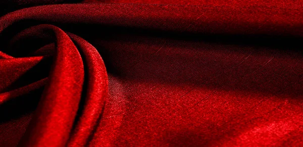 纹理，背景，图案，红色，织物。棉织物 i — 图库照片