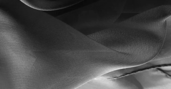 Textura, fondo, patrón, gris negro Tela de seda This very l — Foto de Stock