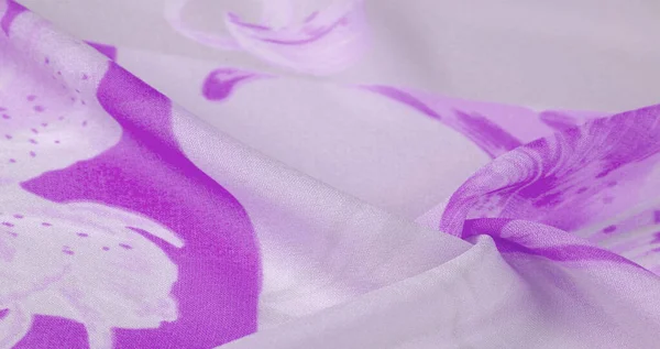 TT outture, фон, візерунок, шовкова тканина, фіолетовий на срібному фоні — стокове фото