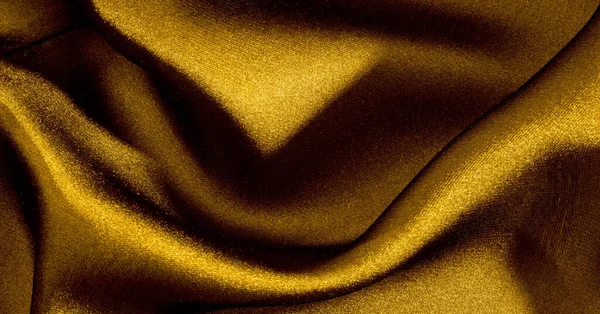 Fundo, padrão, textura, papel de parede, tecido de seda amarela. Adicionar — Fotografia de Stock
