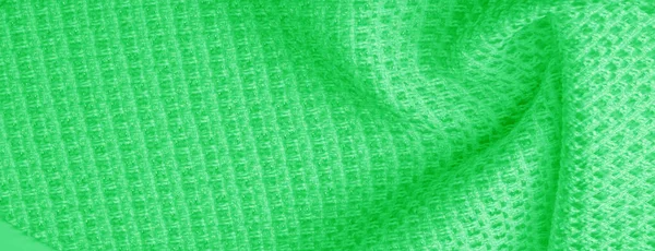 Padrão de textura de fundo Tecido verde com lantejoulas metálicas Th — Fotografia de Stock