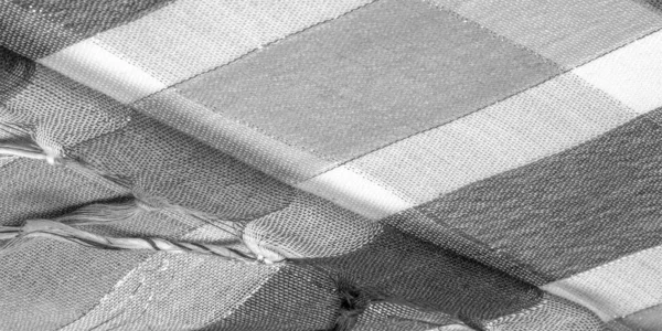 Textúra, háttér, selyem sál női fekete-fehér egy — Stock Fotó