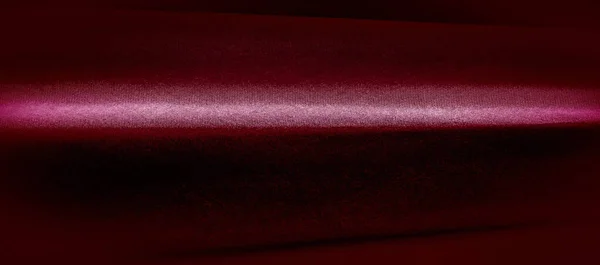 Υφή, κόκκινο μετάξι ύφασμα πανοραμική φωτογραφία. Μετάξι Δούκας διάθεση σατέν - — Φωτογραφία Αρχείου