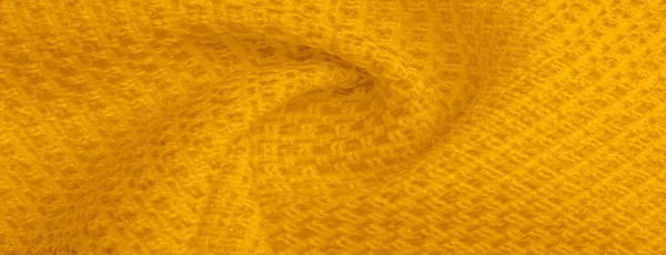Текстура тла, шаблон. Жовта тканина з металевими блискітками — стокове фото