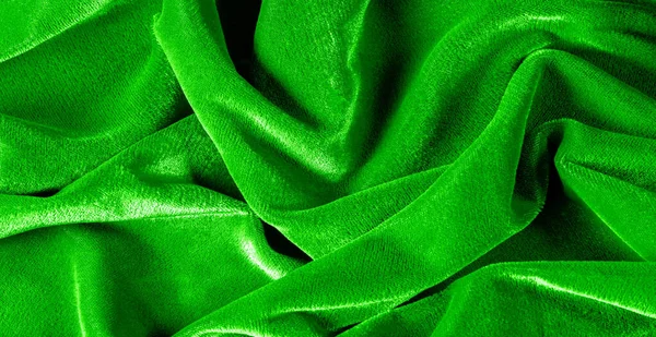 Pola, tekstur, latar belakang, kain beludru hijau, putar kepala — Stok Foto