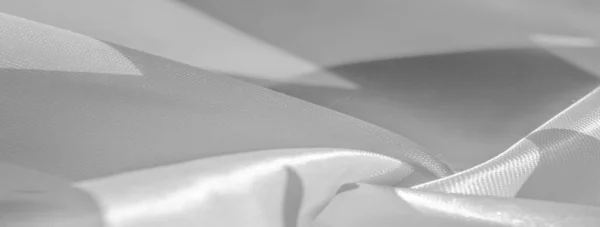 Textura, fundo, padrão, seda cinza e branco crepe respiração . — Fotografia de Stock