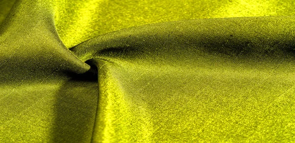 Textuur, achtergrond, patroon, mosterd kleur, stof. katoen Fabr — Stockfoto