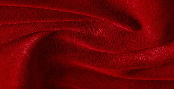Motif, texture, fond, tissu velours rouge, style velours. P — Photo