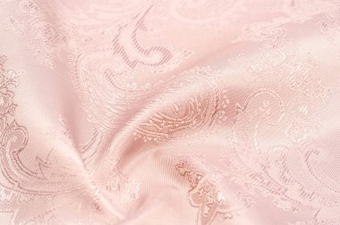 Doku, arka plan, desen. Bir desen o ile kumaş ipek bej