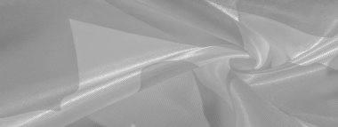 Doku, arka plan, desen, ipek grisi ve beyaz krep nefes. 