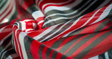 Arka plan dokusu. çok renkli çizgili ipek kumaş. Meksika co