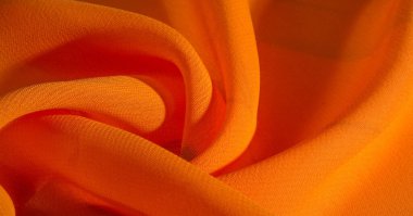 arka plan, desen, doku, Turuncu ipek kumaş parlak bir