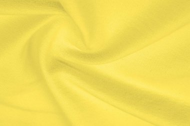 Doku arka plan deseni. Örme kumaş Sarı. Batma, xan