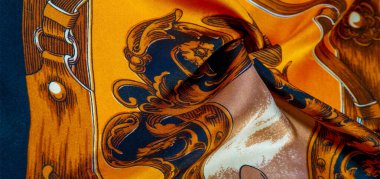 Gotik desenli ipek kumaş. Ben surround olmak için mutlu olurdu