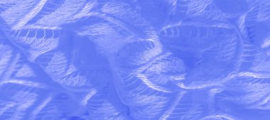 Doku, arka plan, desen, ipek kumaş mavi, katmanlı dantel tul