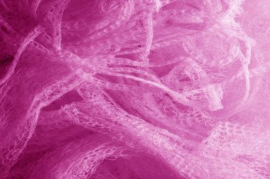 Pembe renk bir örgü kumaş. bu mikro-ince bir kafes, hangi