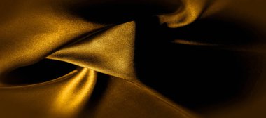 doku, arka plan, desen. altın sarısı ipek kumaş panorami