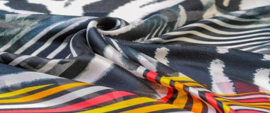 Doku deseni, ipek kumaş, Afrika temaları, kumaş üzerine baskı