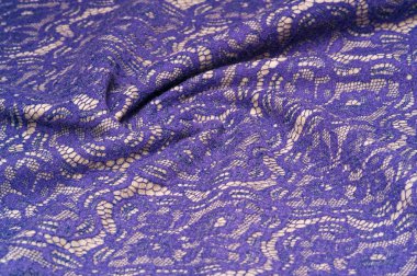 Arka plan dokusu. Şablon. Dantel kaplı sıcak yün kumaş