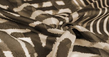 Doku deseni, ipek kumaş, Afrika temaları, kumaş üzerine baskı