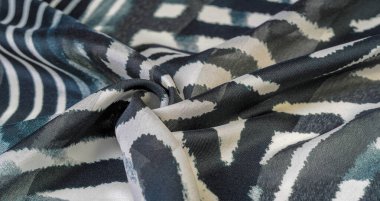 Doku deseni, ipek kumaş, Afrika temaları, kumaş üzerine baskı