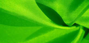 Doku, arka plan, desen, yeşil renk ipek kumaş. Bu bir