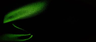 doku, arka plan, desen. yeşil ipek kumaş panoramik fotoğraf.