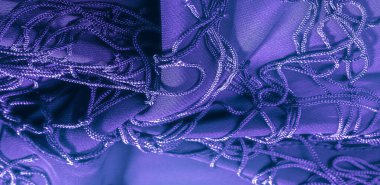 İpek kumaş Arka plan dokusu. Bu doğal mor mavi.