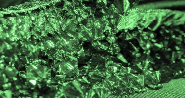 kartpostal arka plan doku, derin zümrüt ipek kumaş, yüksek reso