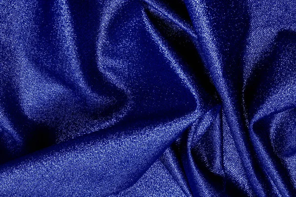 Textura, fundo, O tecido tem um azul brilhante, aqua, azul c — Fotografia de Stock