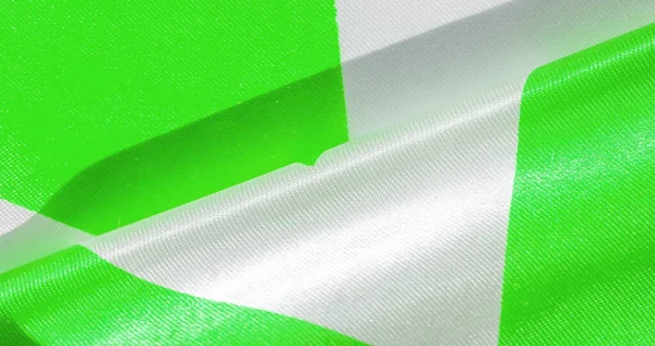 Текстура, фон, візерунок, шовковий зелений і білий креп дихання . — стокове фото