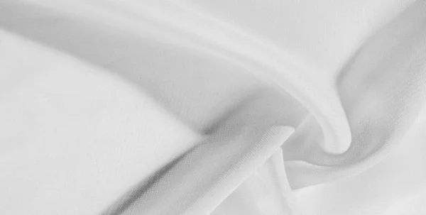 Textur Hintergrundmuster aus weißem Seidenstoff. diese Seidenorgel — Stockfoto