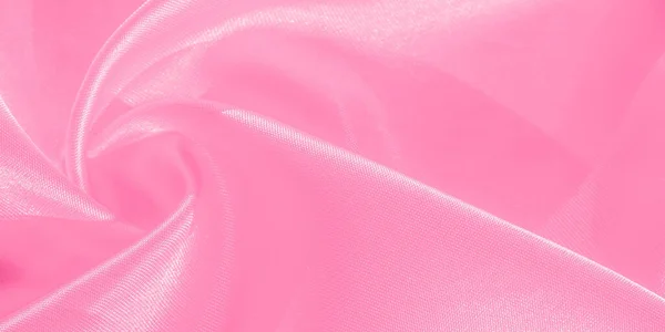 Υφή εικόνα όμορφο μετάξι ροζ κρεπ πορσελάνη, δημιουργήθηκε ESP — Φωτογραφία Αρχείου