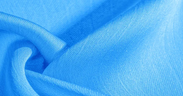 Fondo, patrón, textura, papel pintado, tela de seda azul. Eso es. — Foto de Stock