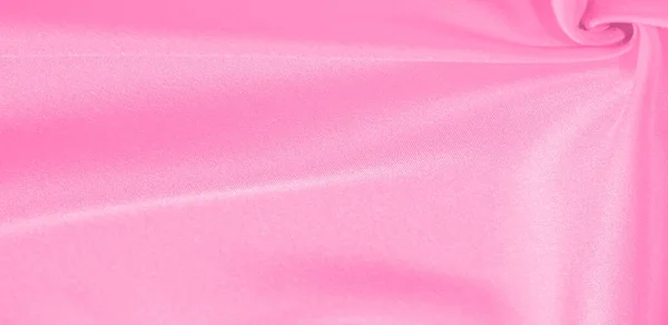 Textura, fondo, patrón, tela de seda rosa. Esta seda es inc — Foto de Stock