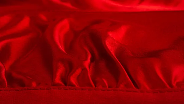 Patterned Fabric Red Texture Versatile Fabric Has Many Uses Can — Stock Photo, Image