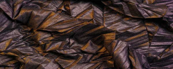 Textura fondo patrón papel pintado seda tela negro con grito — Foto de Stock