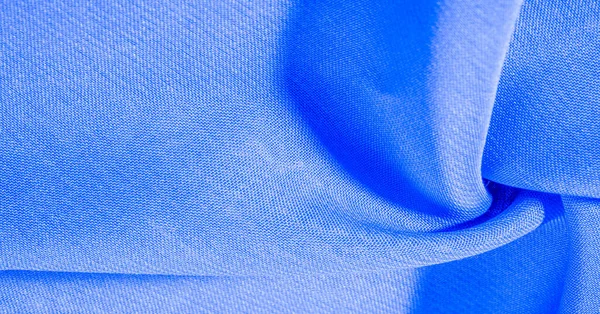 Textura, fondo, patrón, azul cian, tela de seda Esta misma l — Foto de Stock